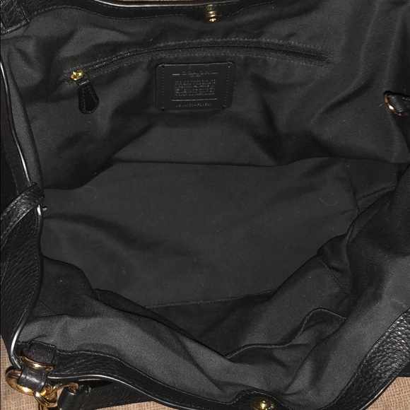 COACH pebbled leather Small Lexy handbag - Picture 4 of 8